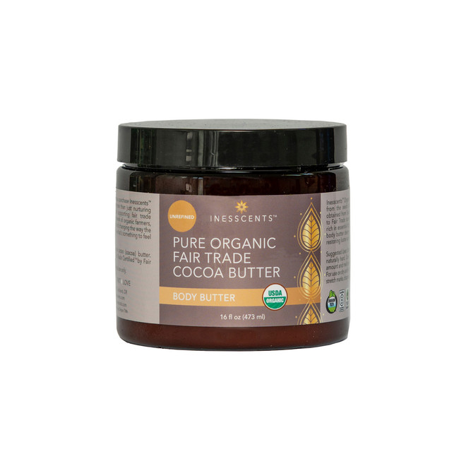 Pure Organic Fair Trade Cocoa Butter Tub 16oz. *** Temporarily Unavailable ***