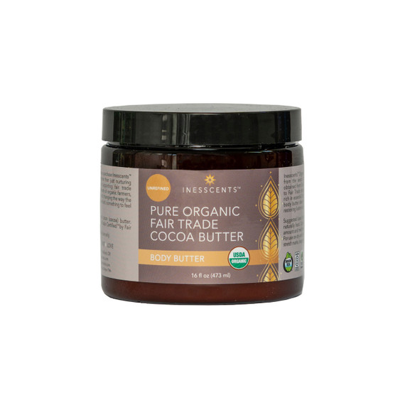 Pure Organic Fair Trade Cocoa Butter Tub 16oz. *** Temporarily Unavailable ***